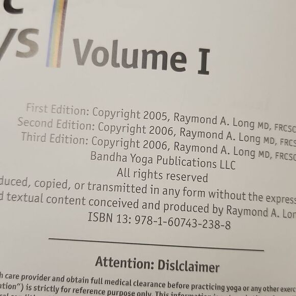 The Key Muscles of Yoga Book 2006 - Picture 6 of 12